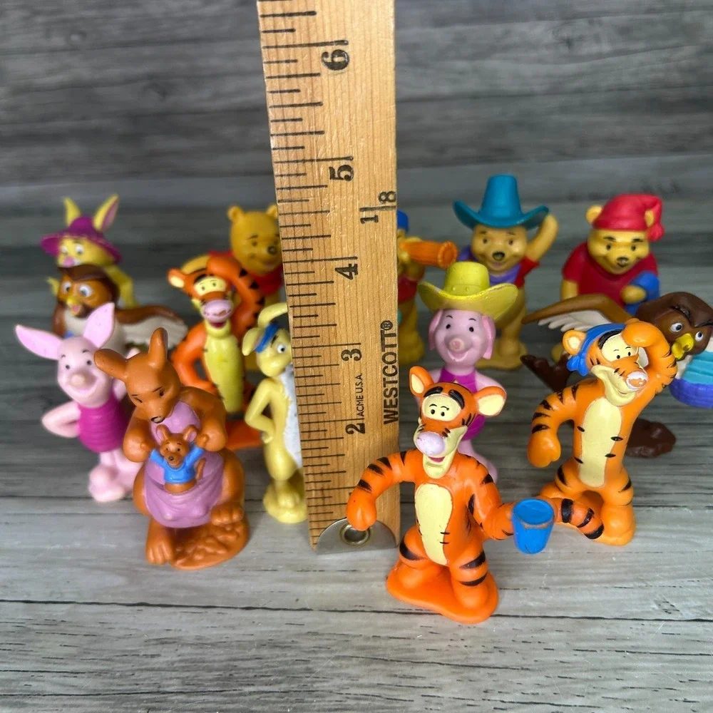 Winnie The Pooh Figures Lot Friends Cake Topper Pooh Tigger Eeyore Owl Rabbit